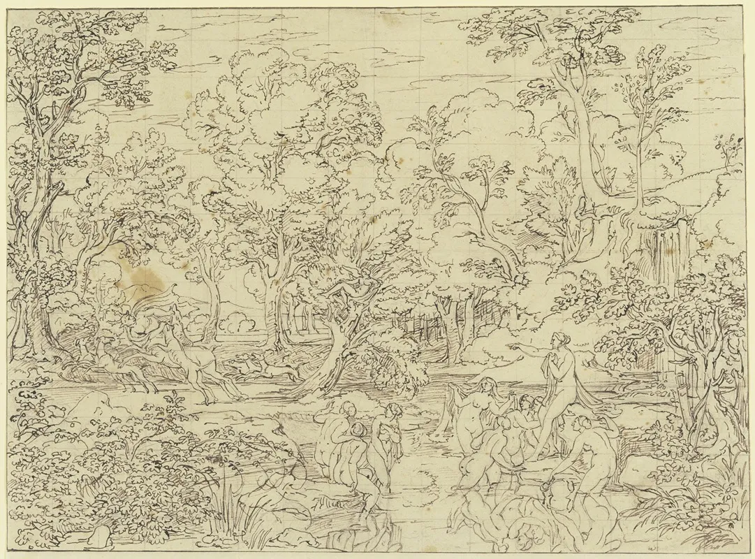 Landschaft Mit Diana Und Aktaon