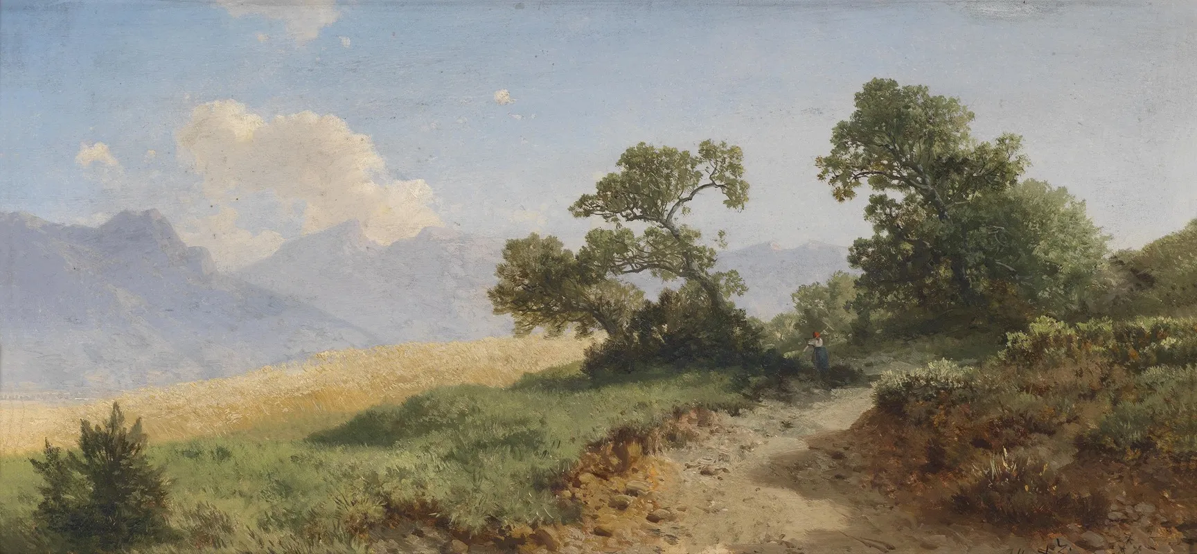 Landschaft Mit Figurlicher Staffage