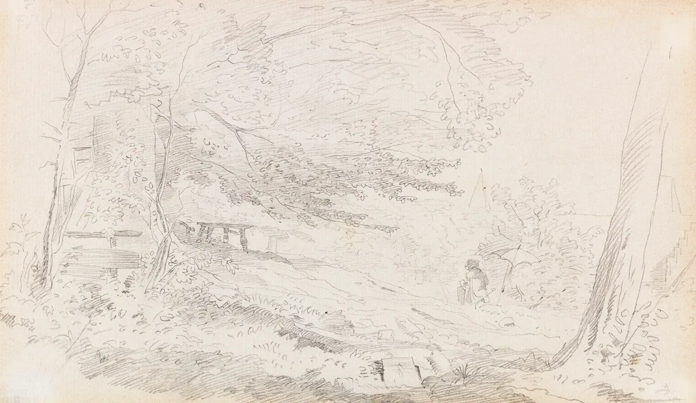 Landschaft Mit Maler