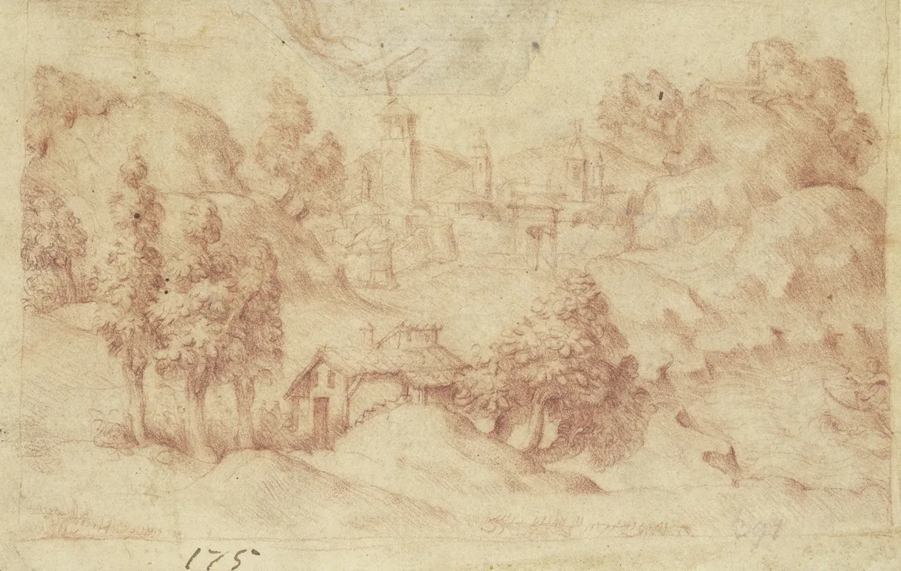 Landschaft Mit Stadtansicht Wall Art by Giovanni Battista Cima da Conegliano - High-Resolution Digital Print