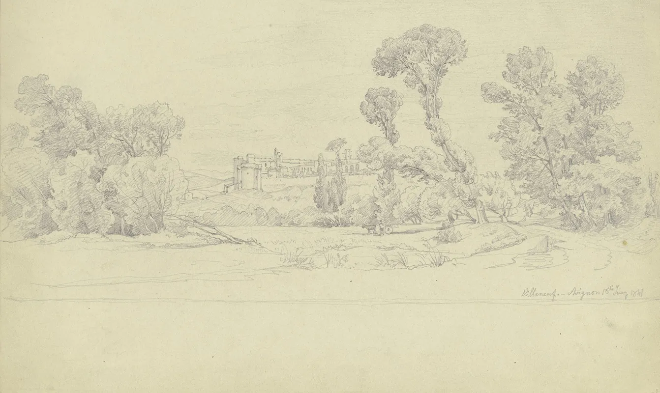 Landschaft Um Villeneuve Les Avignon