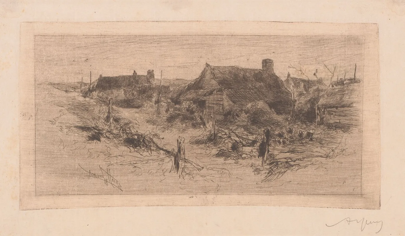 Landschap Met Huizen