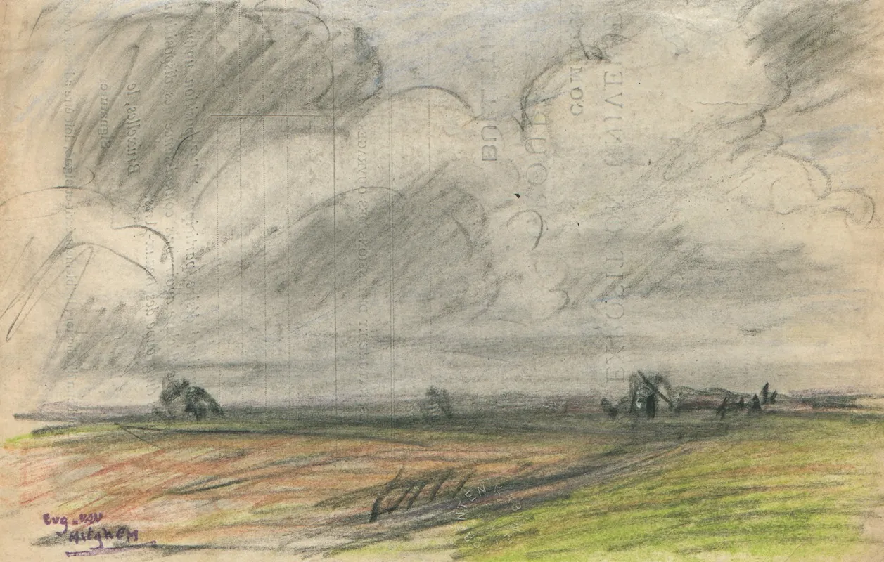 Landschap Met Molen 2