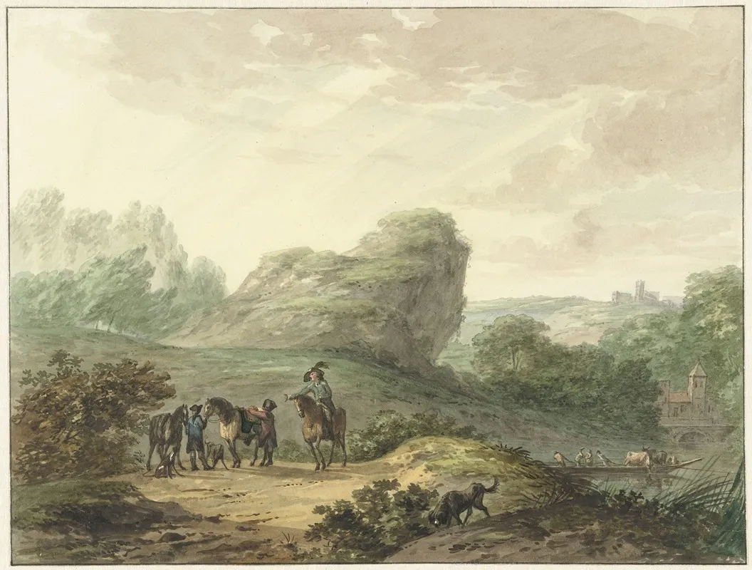 Landschap Met Ruiters