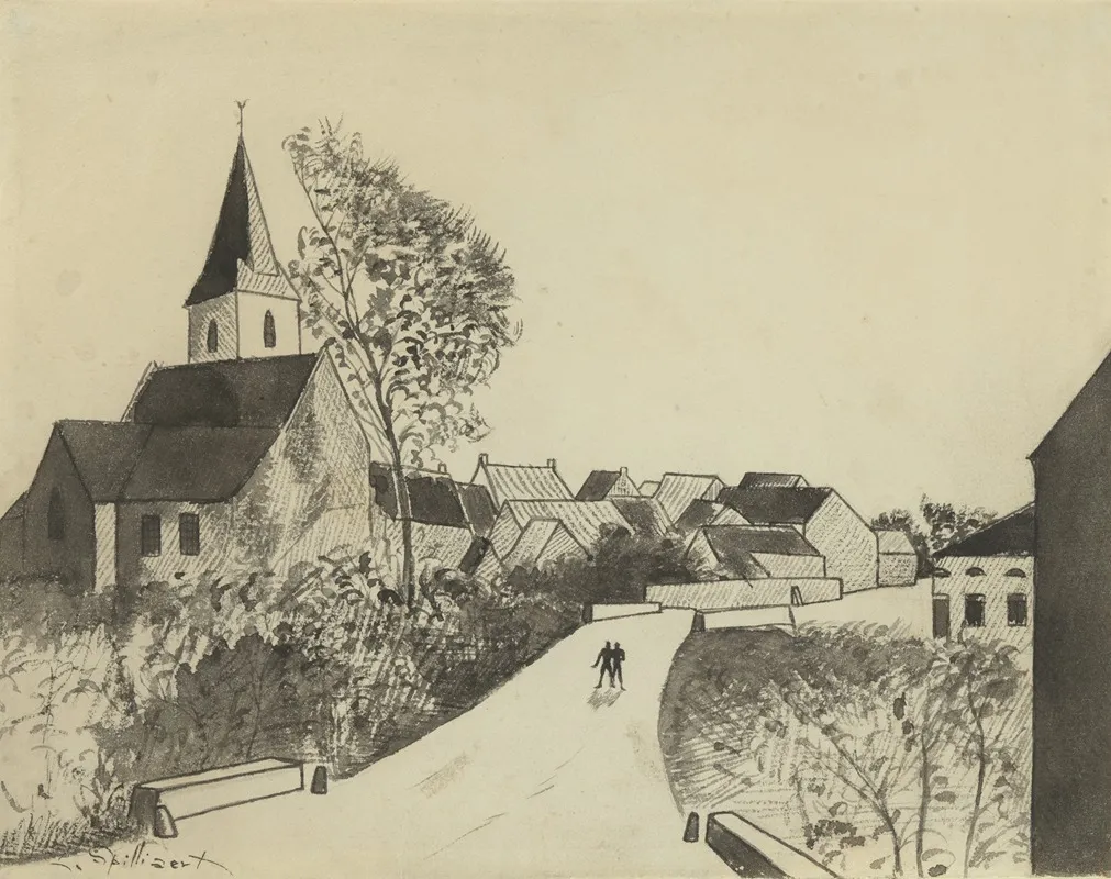 Landschap Voor Au Temps Que Nanette Etait Perdue