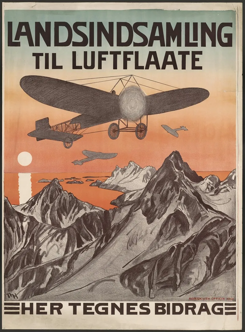 Landsindsamling Til Luftflaate Her Tegnes Bidrag