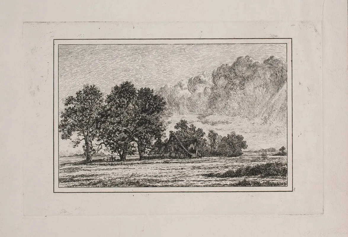 Landskab Ved Borup Wall Art by Hans Anton Thiele - High-Resolution Digital Print