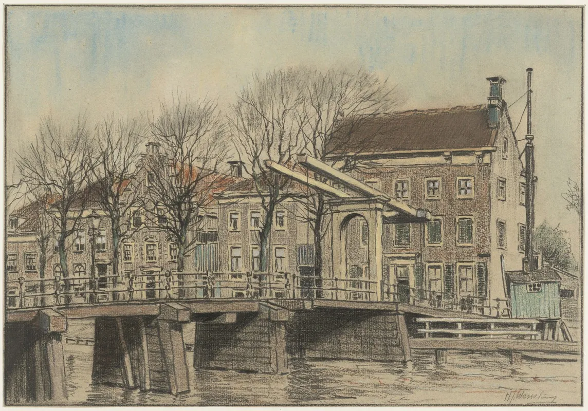 Lange Brug Zuidwestzijde En Omgeving