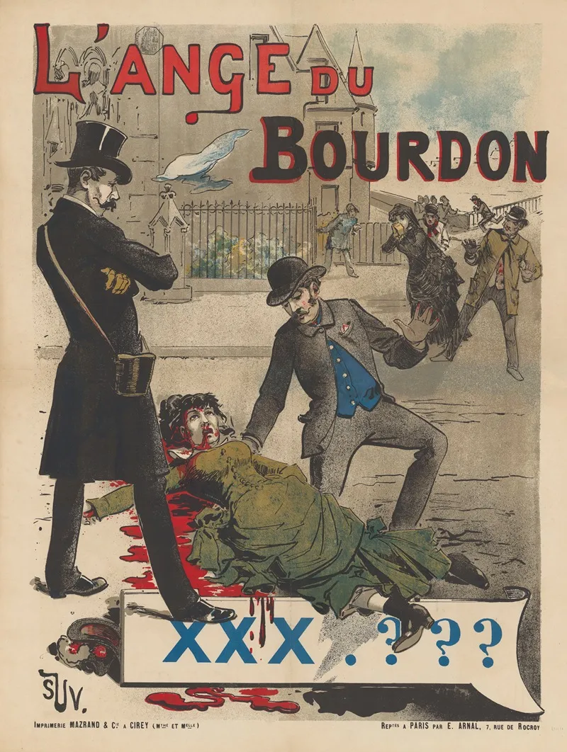 Lange Du Bourdon Wall Art by Imp. Mazrand &amp; Cie - High-Resolution Digital Print