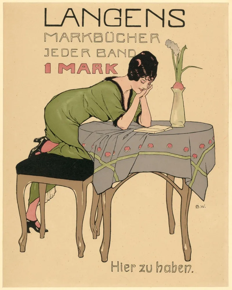 Langens Markbucher Jeder Band 1 Mark Wall Art by Brynolf Wennerberg - High-Resolution Digital Print