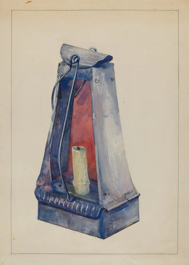 Lantern 24 Wall Art by John Oster - High-Resolution Digital Print