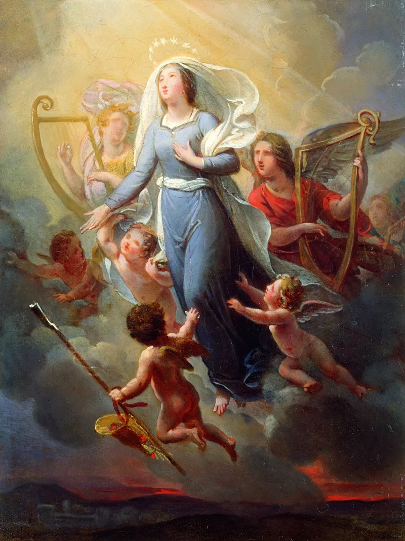Lapotheose De Sainte Genevieve Wall Art by Joseph-Ferdinand Lancrenon - High-Resolution Digital Print
