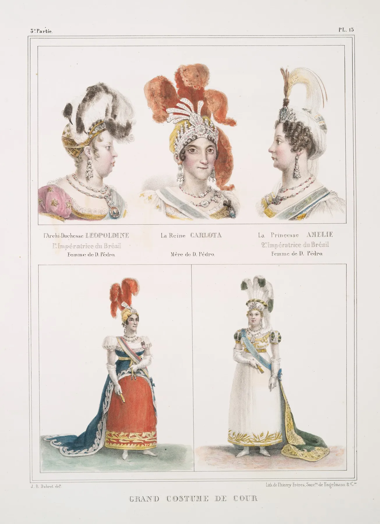 Larchi Duchesse Leopoldine 1 E Imperatrice Du Bresil Femme De D Pedro La Reine Carlota Mere De D Pedro