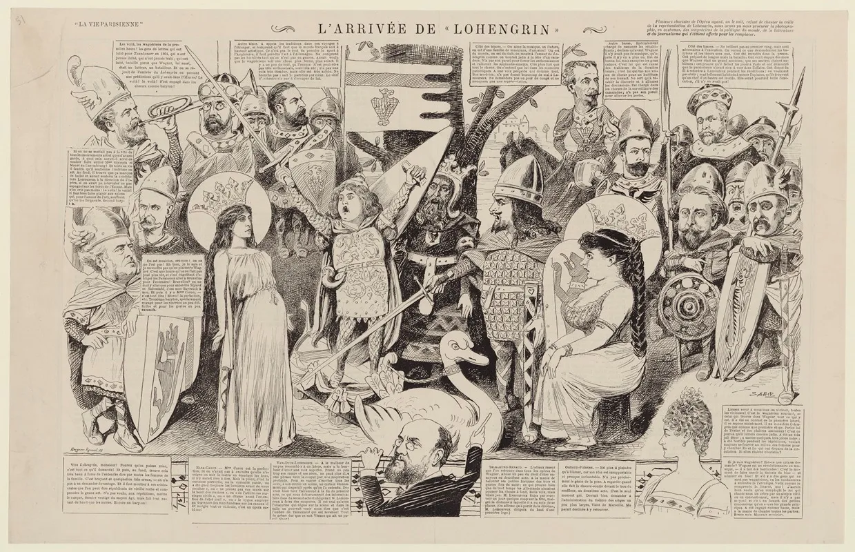 Larrivee De Lohengrin Wall Art by Sahib (Louis Ernest Lesage) - High-Resolution Digital Print