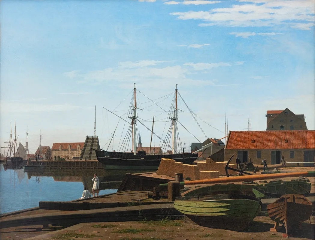 Larsens Plads Wall Art by Carl Dahl - High-Resolution Digital Print