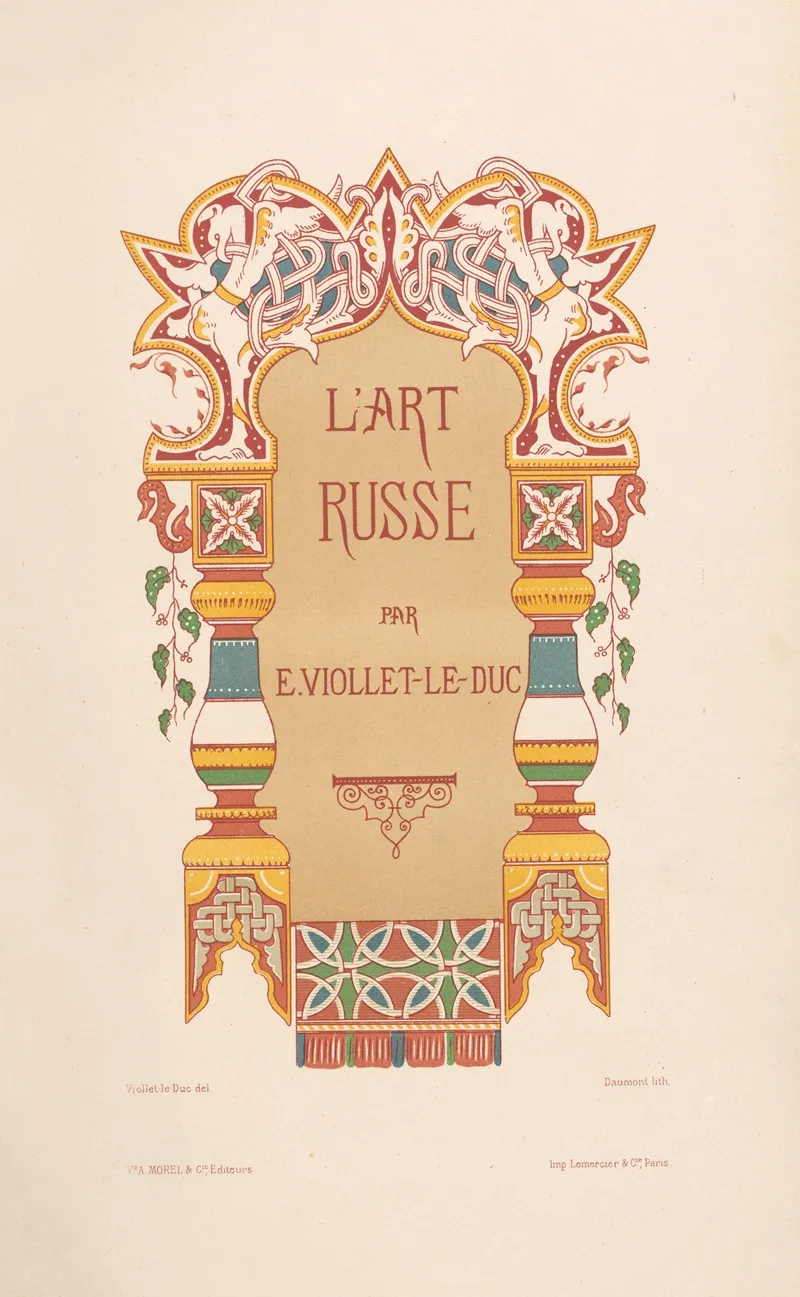 Lart Russe Frontispice