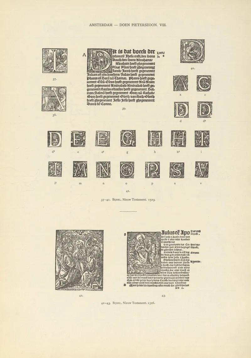 Lart Typographique Dans Les Pays Bas Pendant Les Annees 1500 A 1540 Pl 015 Wall Art by Wouter Nijhoff - High-Resolution Digital Print