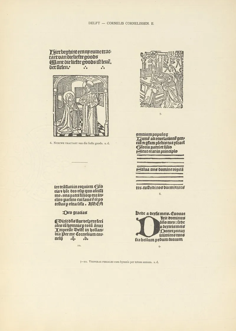 Lart Typographique Dans Les Pays Bas Pendant Les Annees 1500 A 1540 Pl 036 Wall Art by Wouter Nijhoff - High-Resolution Digital Print