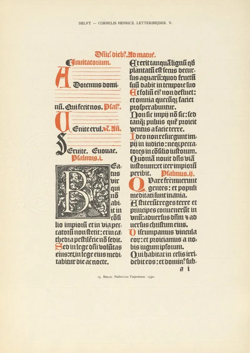 Lart Typographique Dans Les Pays Bas Pendant Les Annees 1500 A 1540 Pl 044 Wall Art by Wouter Nijhoff - High-Resolution Digital Print