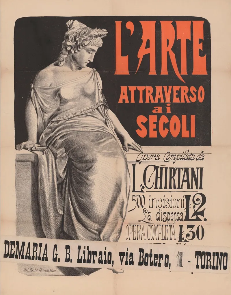 Larte Attraverso A I Secoli Wall Art by Fratelli Treves - High-Resolution Digital Print