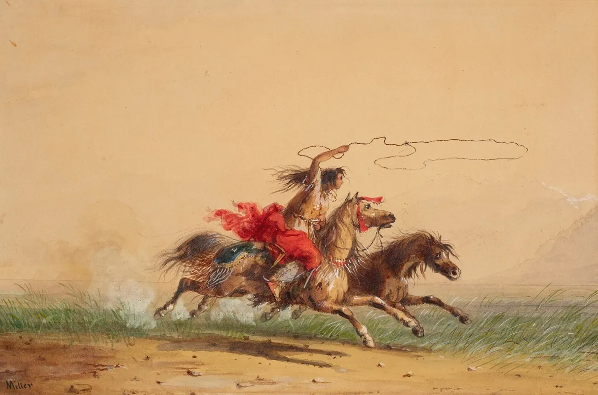 Lassoing Wild Horses