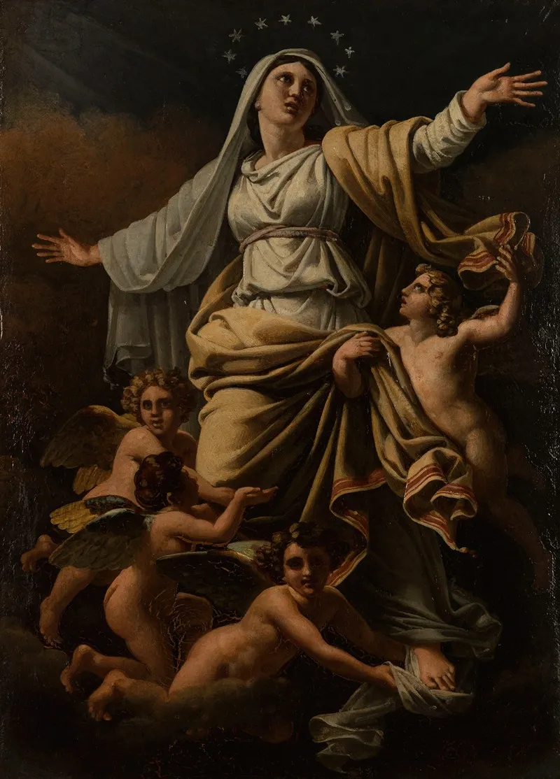 Lassomption De La Vierge 2 Wall Art by Alexandre-Charles Guillemot - High-Resolution Digital Print