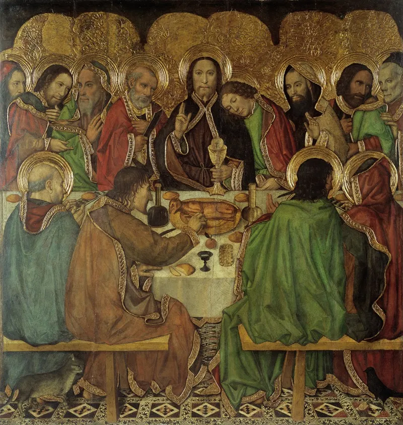 Last Supper 4 Wall Art by Jaume Huguet   - High-Resolution Digital Print