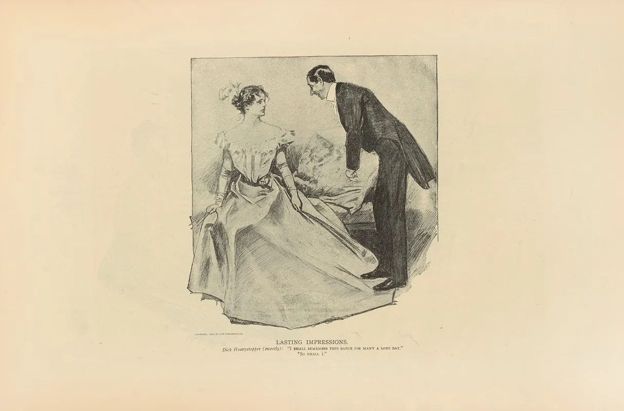 Lasting Impressions Wall Art by Charles Dana Gibson - High-Resolution Digital Print