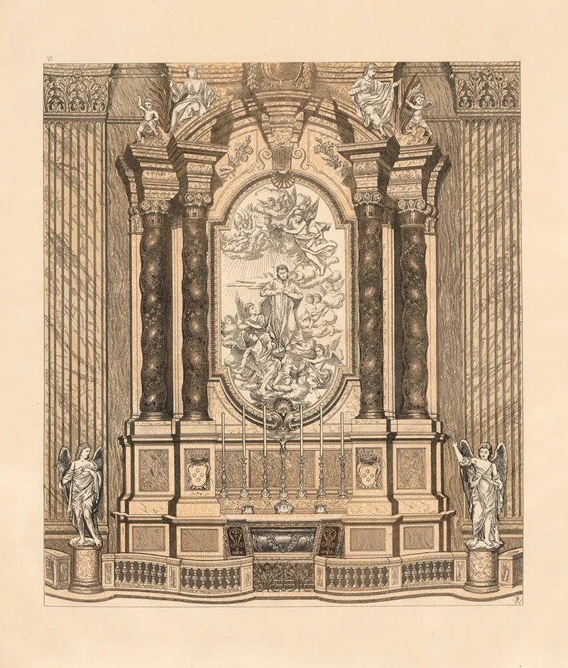 Late Renaissance Baroque Altar