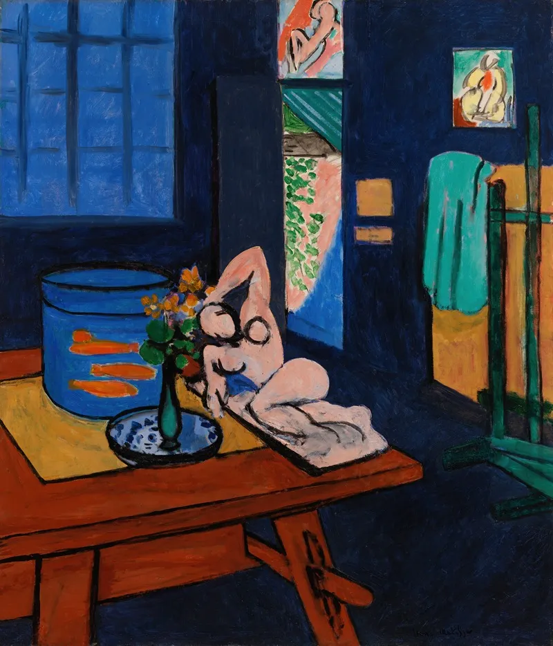 Latelier Aux Poissons Rouges Wall Art by Henri Matisse - High-Resolution Digital Print