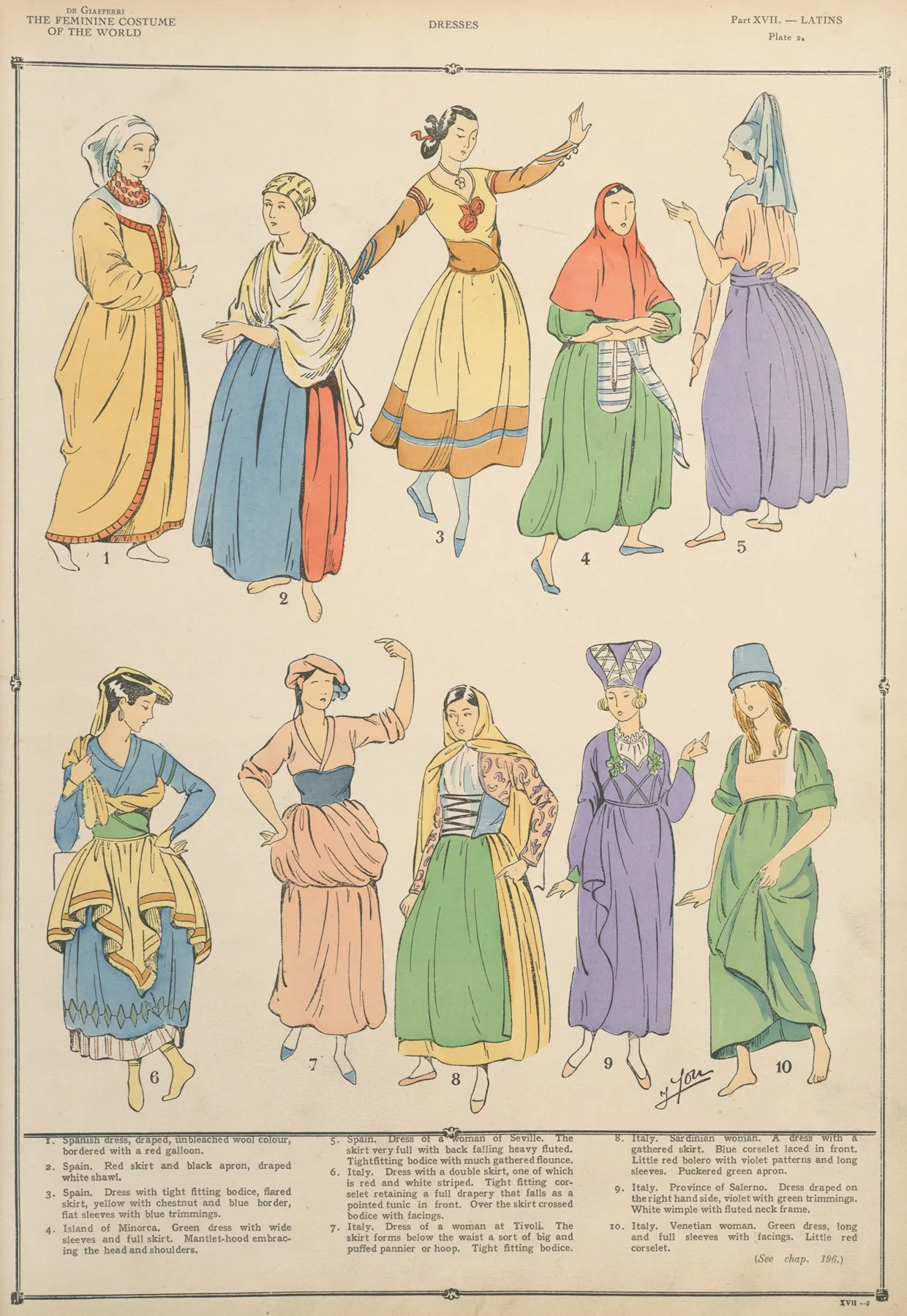 Latins Dresses Wall Art by Paul Louis de Giafferri - High-Resolution Digital Print