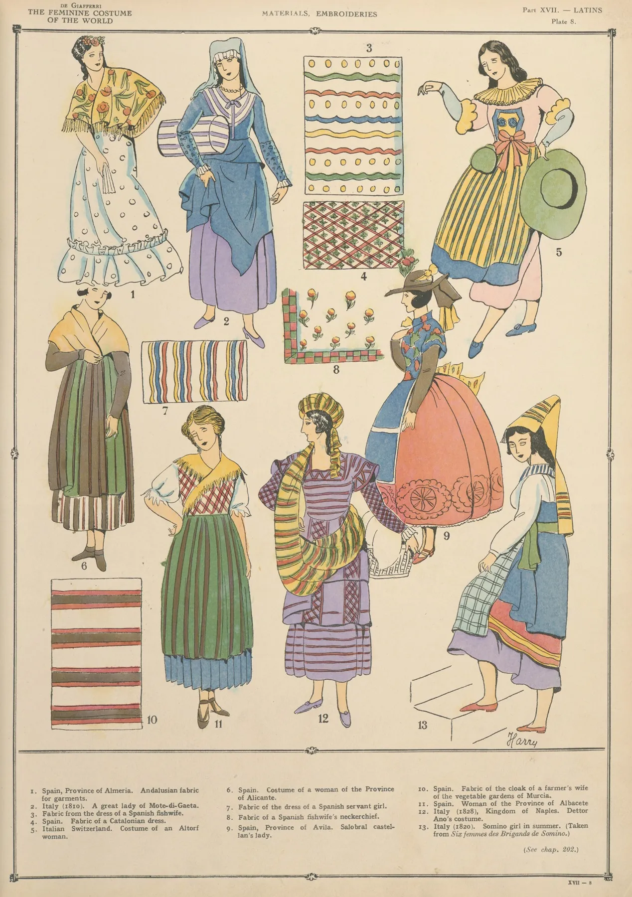 Latins Materials Embroideries Wall Art by Paul Louis de Giafferri - High-Resolution Digital Print