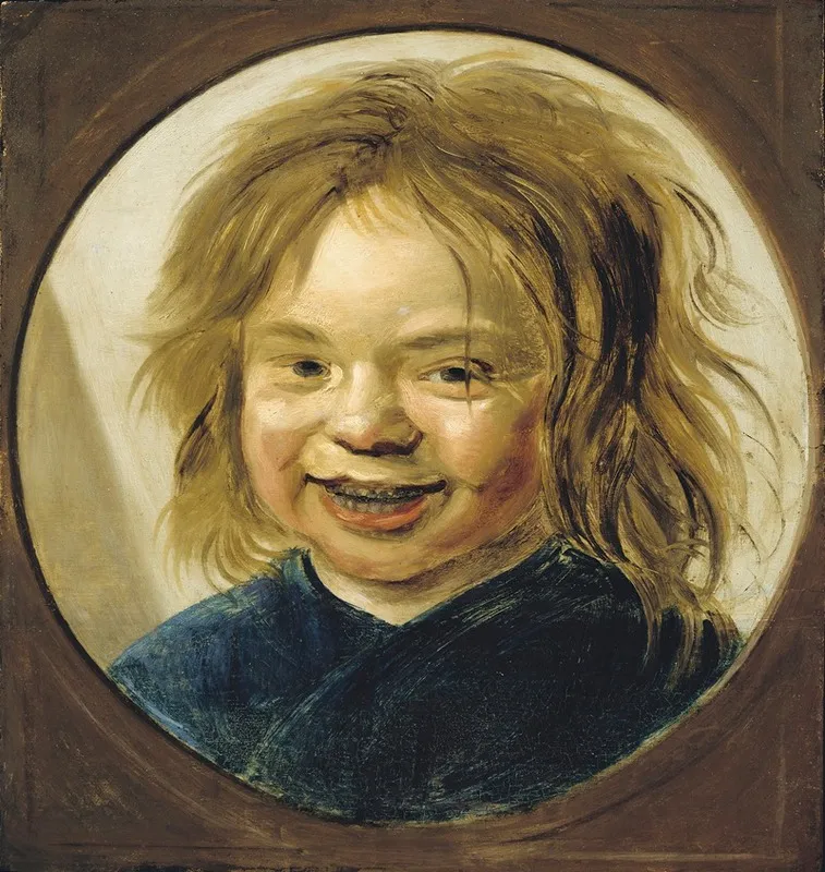 Laughing Boy Wall Art by After Frans Hals - High-Resolution Digital Print