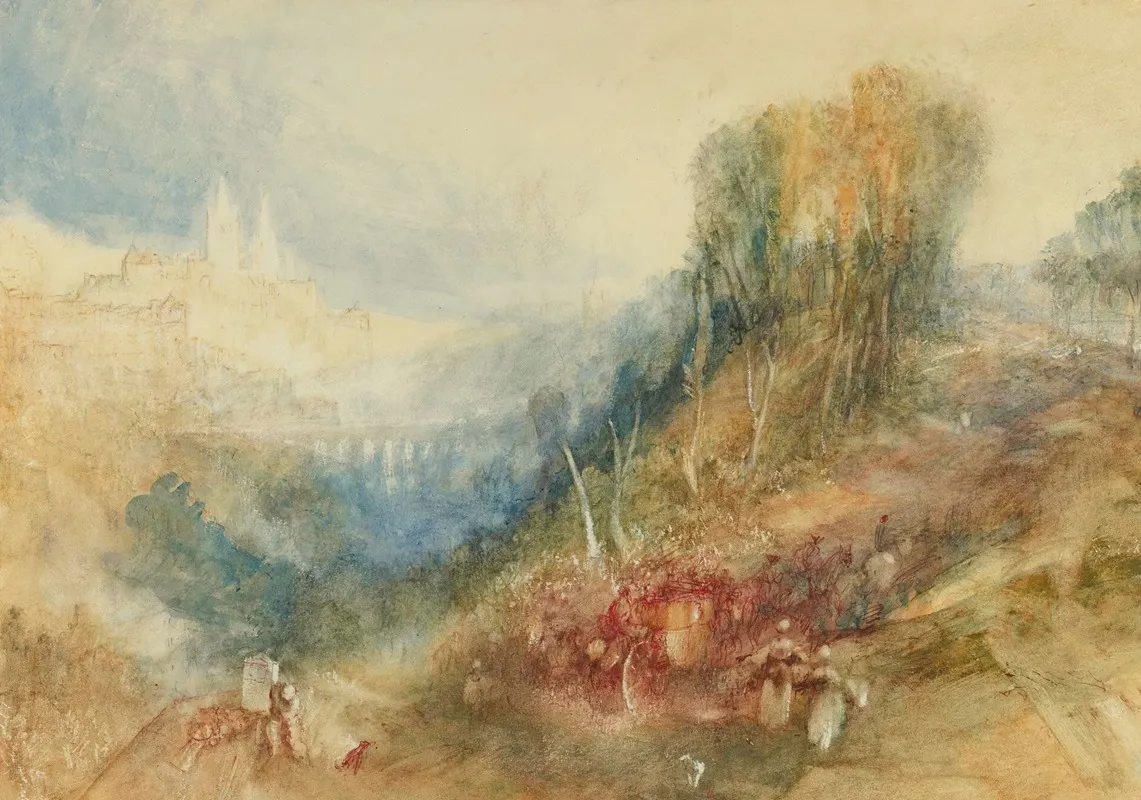 Lausanne From The West Wall Art by Joseph Mallord William Turner - High-Resolution Digital Print