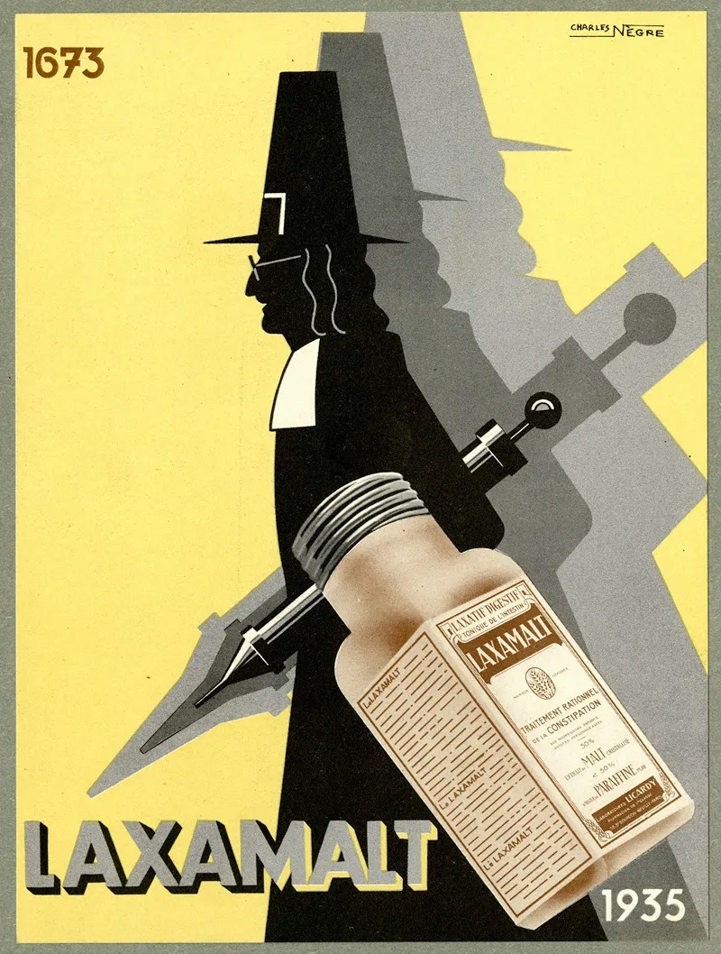 Laxamalt Wall Art by Laboratoires Licardy - High-Resolution Digital Print