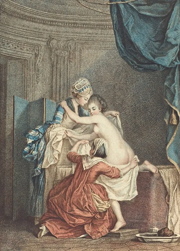 Le Bain The Bath Wall Art by Nicolas François Regnault - High-Resolution Digital Print