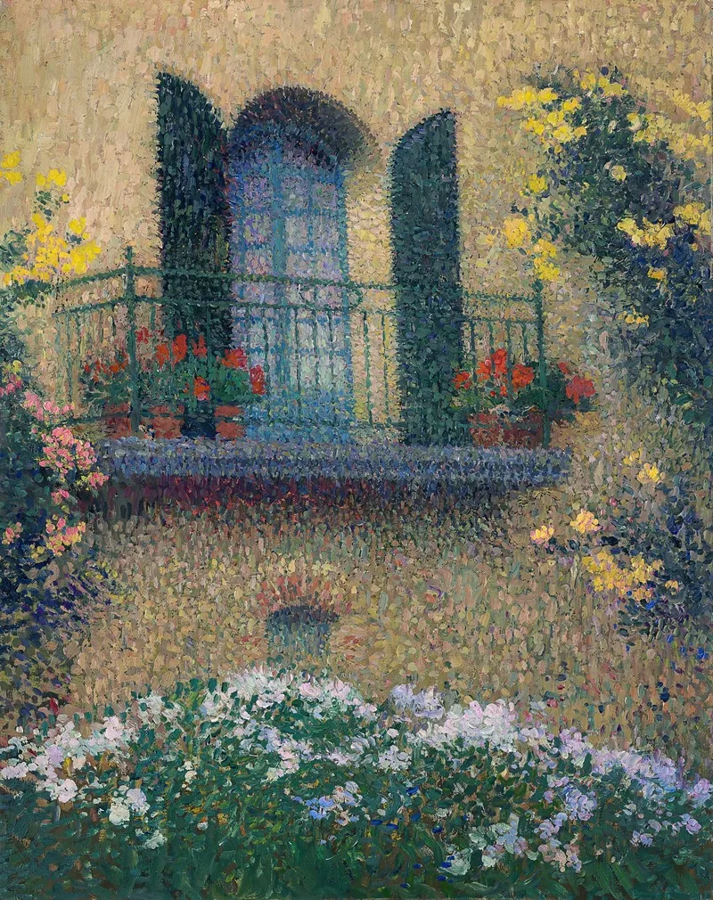 Le Balcon De Jaures Wall Art by Henri Martin - High-Resolution Digital Print
