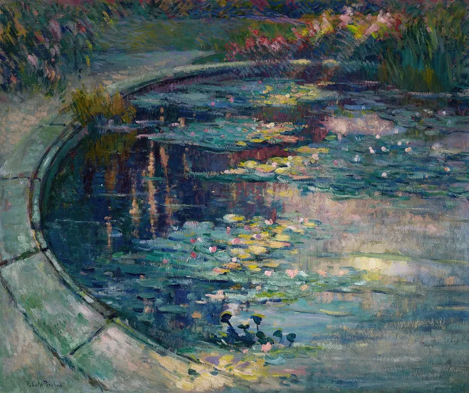 Le Bassin Aux Nympheas Au Jardin Des Plantes A Rouen