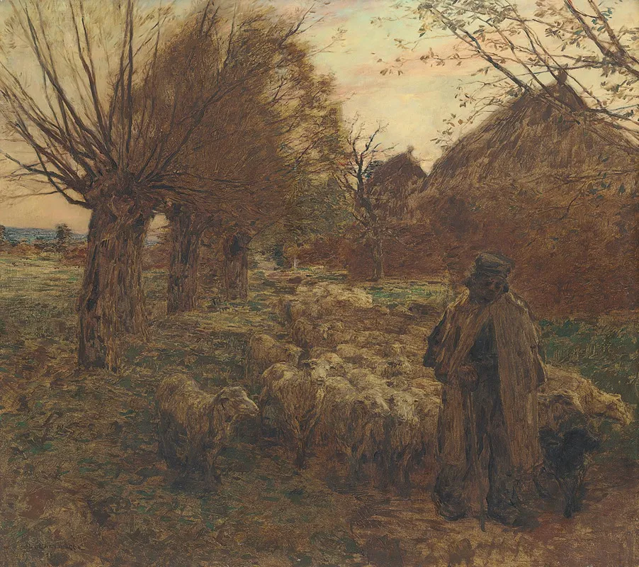 Le Berger Et Son Troupeau