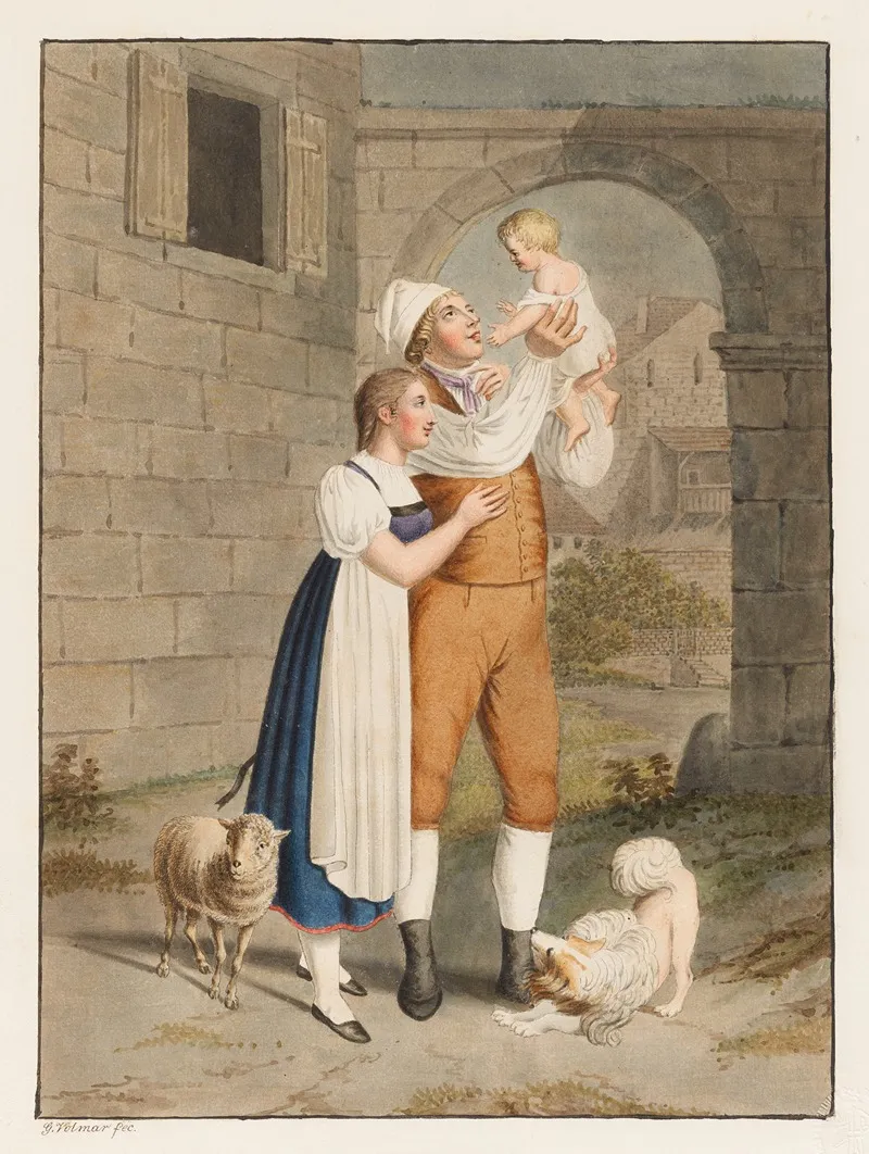 Le Bonheur De Lhymen Wall Art by Johann Georg Volmar - High-Resolution Digital Print