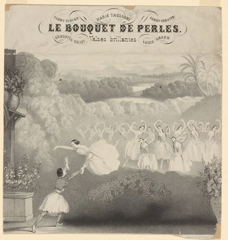 Le Bouquet De Perles Valses Brillantes Wall Art by Hullmandel &amp; Walton - High-Resolution Digital Print