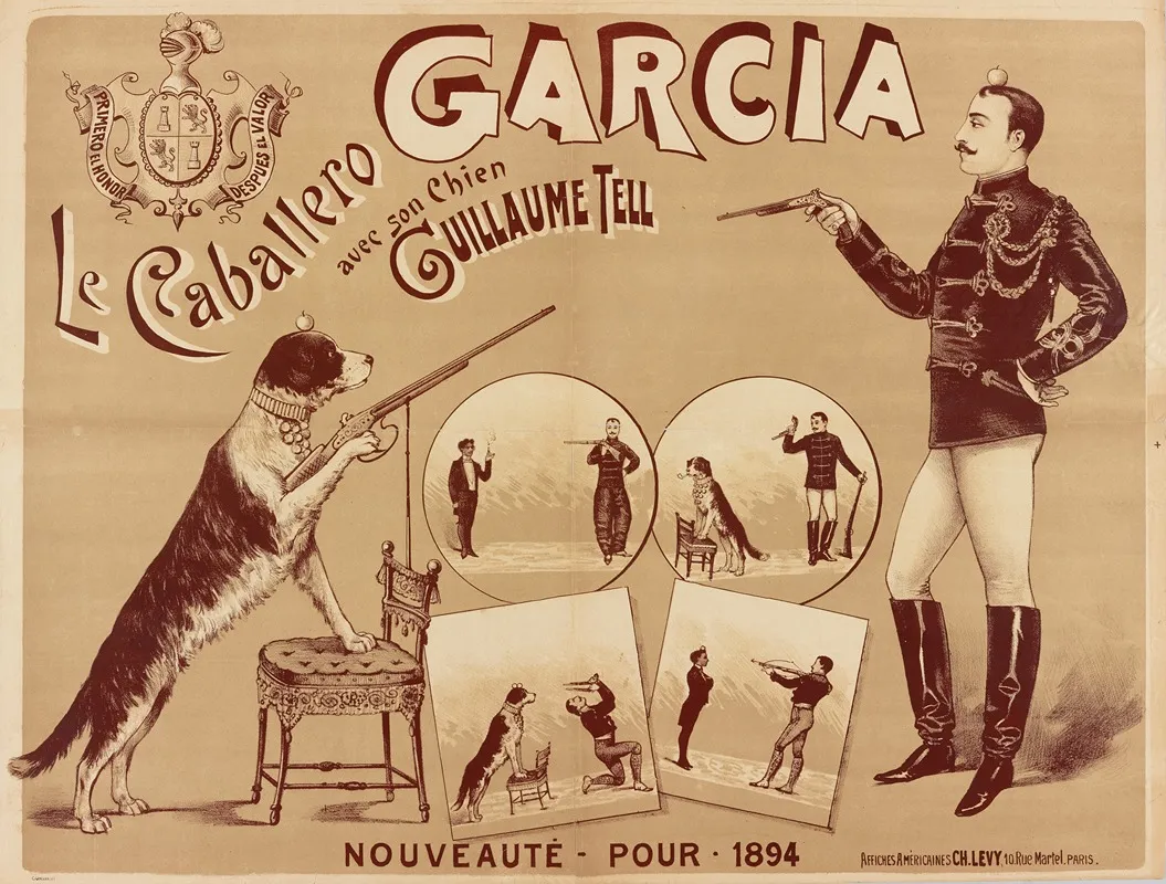 Le Cabarello Garcia Avec Son Chien Guillaume Tell