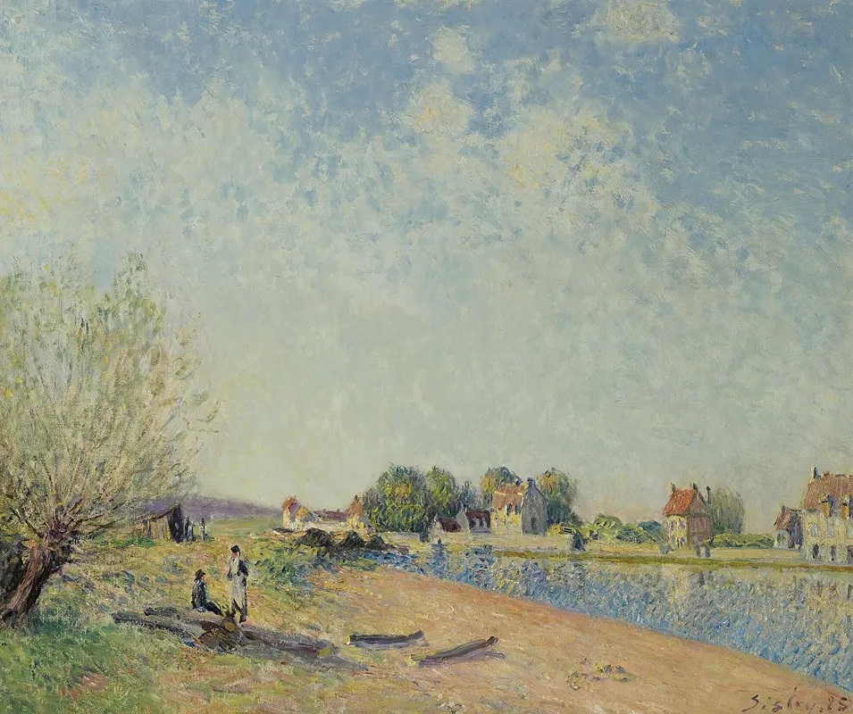 Le Canal Du Loing A Saint Mammes