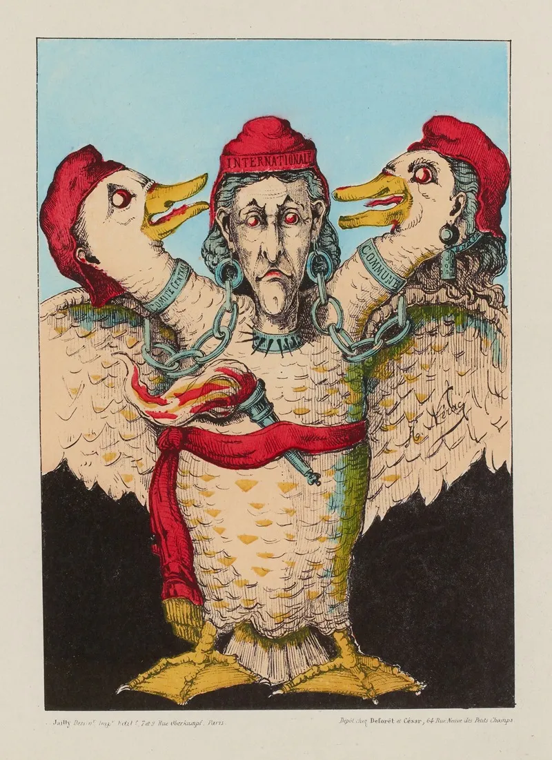 Le Canard A Trois Becs Wall Art by H. Nérac - High-Resolution Digital Print