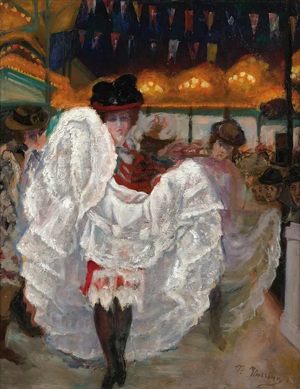 Le Cancan Wall Art by Francisco Iturrino - High-Resolution Digital Print