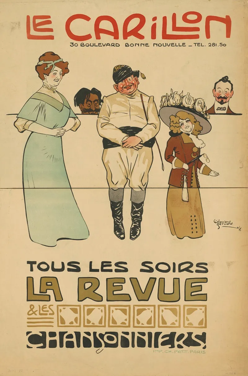 Le Carillon Wall Art by Édouard Bernard - High-Resolution Digital Print