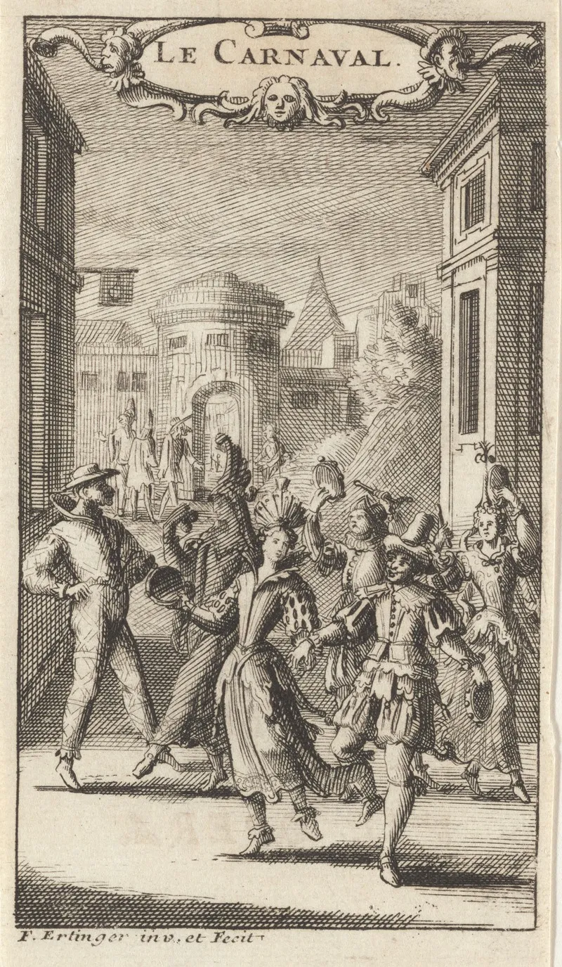 Le Carnaval Wall Art by Franz Ertinger - High-Resolution Digital Print