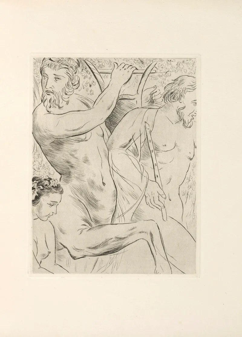 Le Centaure Suivi De La Bacchante Pl 04 Wall Art by Maurice de Guerin - High-Resolution Digital Print