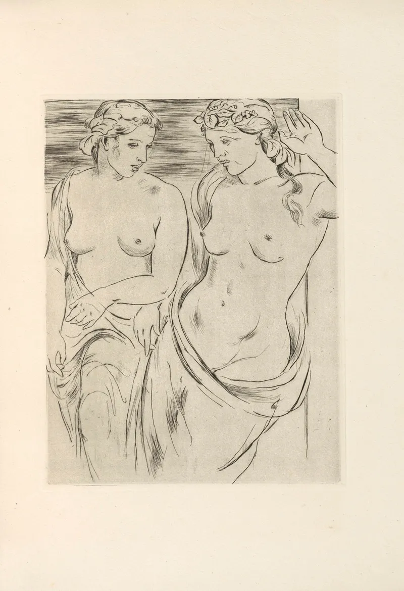 Le Centaure Suivi De La Bacchante Pl 07 Wall Art by Maurice de Guerin - High-Resolution Digital Print