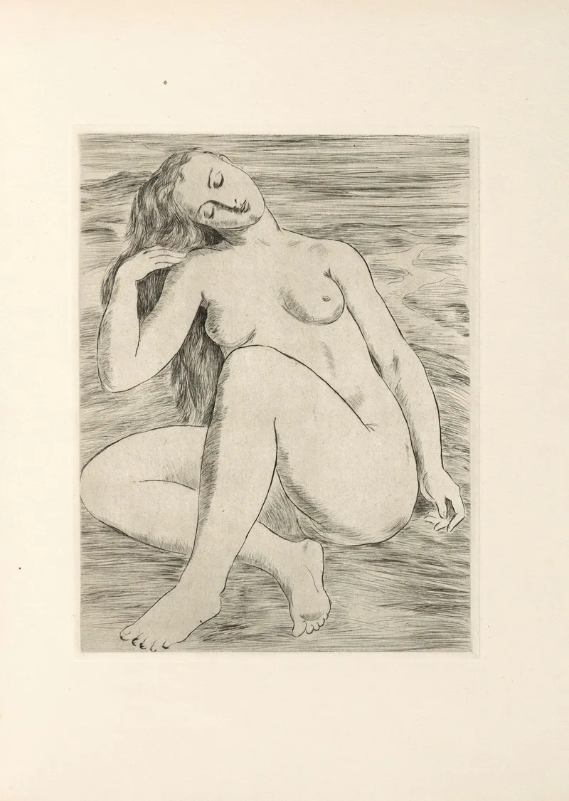 Le Centaure Suivi De La Bacchante Pl 10 Wall Art by Maurice de Guerin - High-Resolution Digital Print